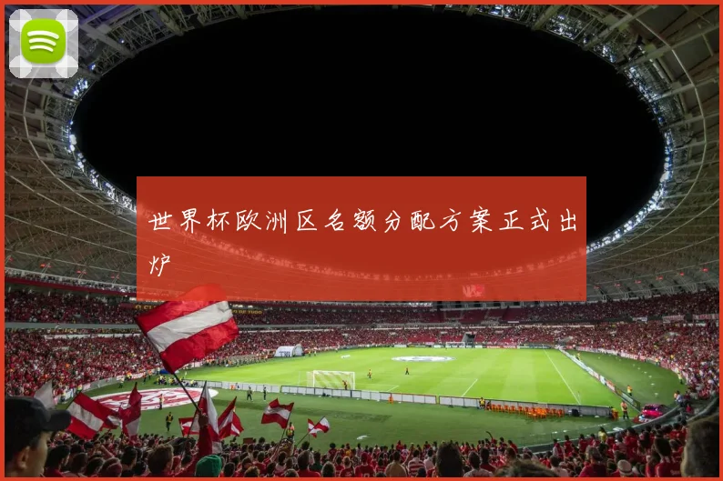 世界杯欧洲区名额分配方案正式出炉